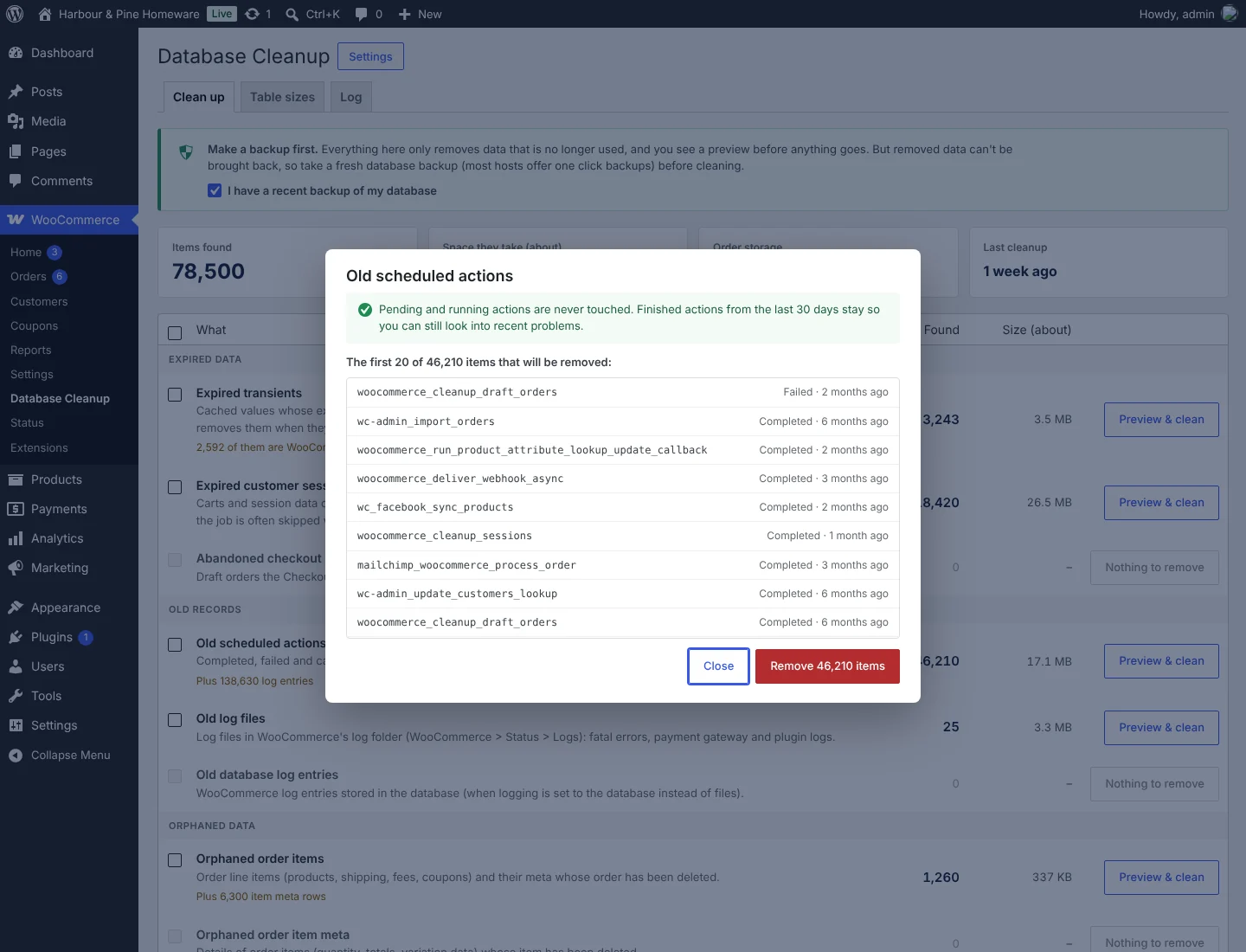 Bahader Database Cleanup: Preview
